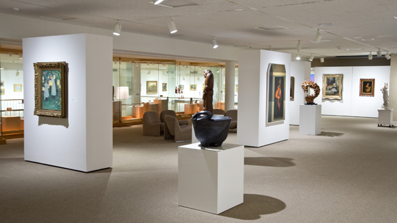 view of the Court Gallery at Tweed Museum 