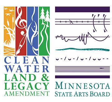 sponsors logos for the Minnesota State Arts Boards and Land and Legacy Amendment